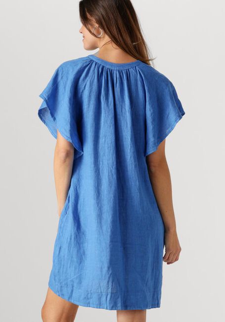 Blauwe BY-BAR Mini jurk VINA LINEN DRESS - large