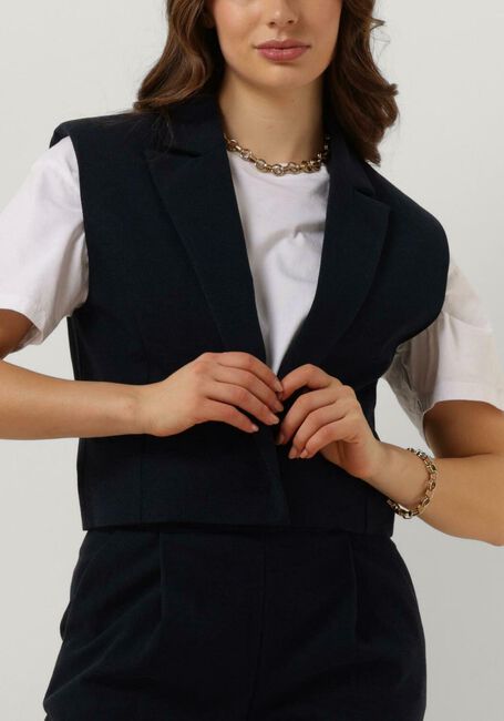 RUBY TUESDAY Gilet RELIN CROPPED WAISTCOAT Bleu foncé - large