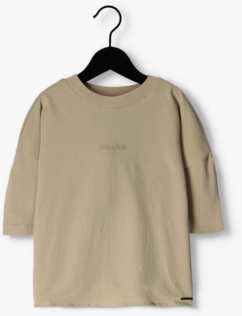 NIK & NIK T-shirt ENJOY LIFE OVERSIZED T-SHIRT en marron - large
