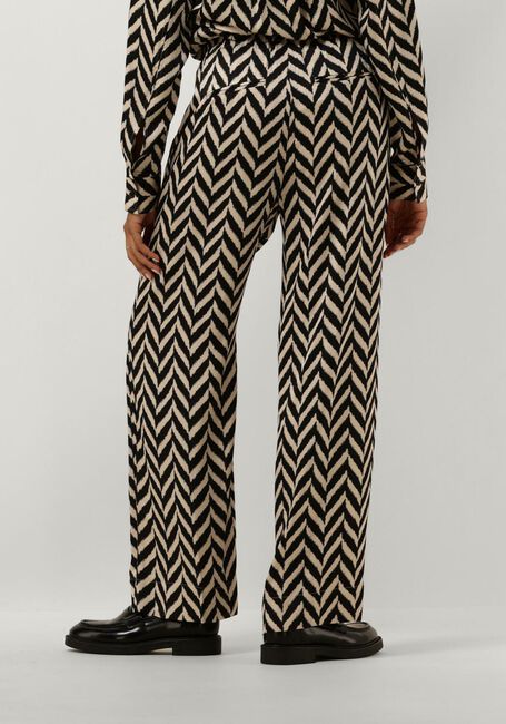 SECOND FEMALE Pantalon large ASHLEN TROUSERS en noir - large