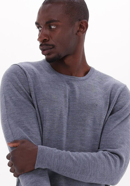 CALVIN KLEIN Chandail SUPERIOR WOOL CREW NECK SWEATER en gris - large