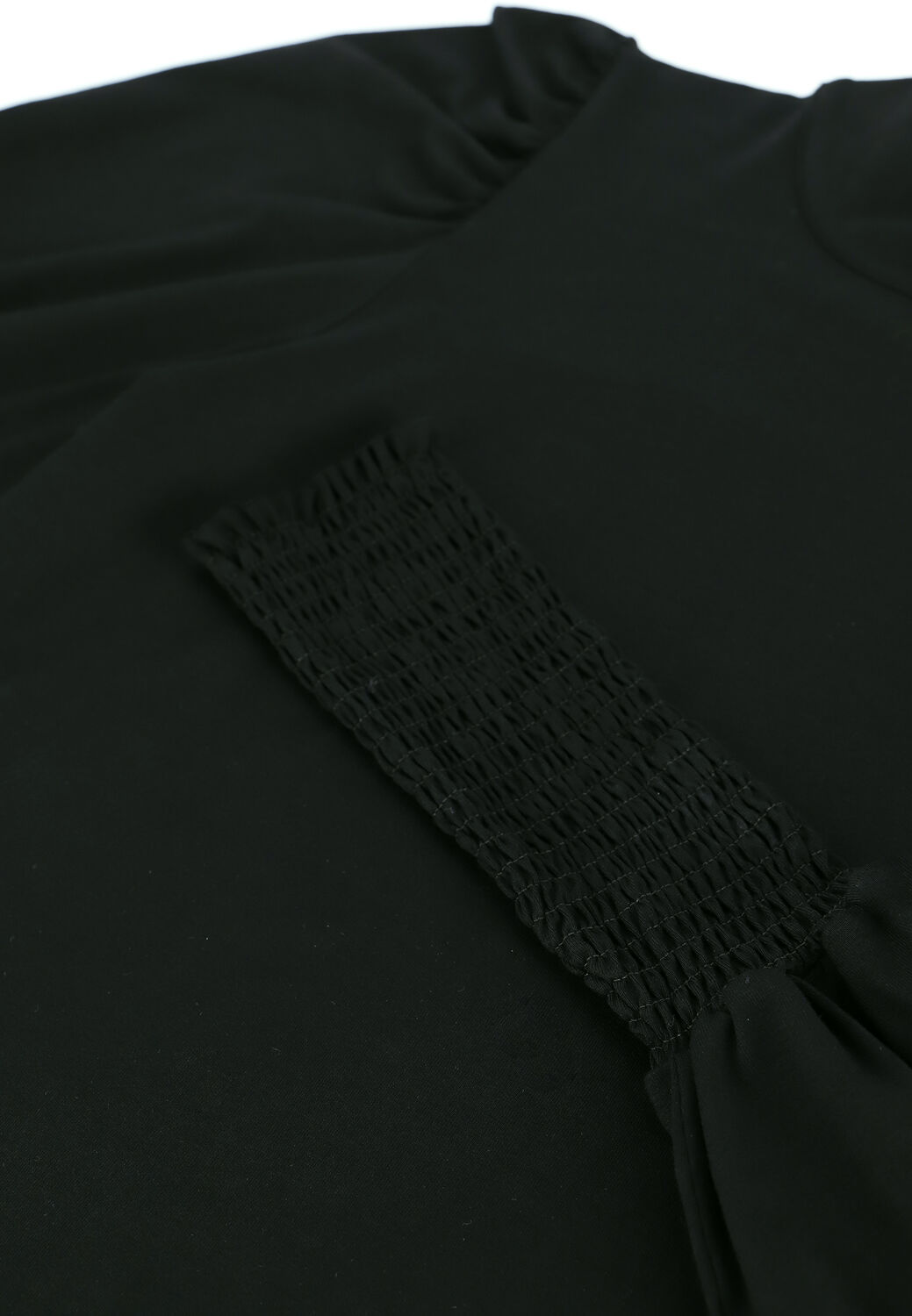 JANSEN AMSTERDAM Haut TOP SLEEVE SMOCK en noir - large