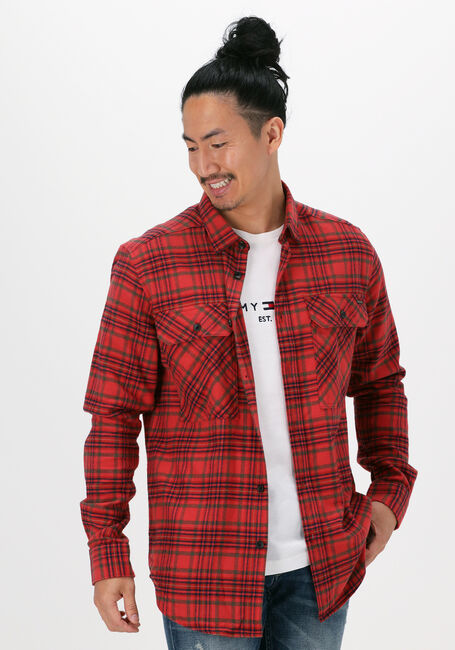 Rode DSTREZZED Casual overhemd SHIRT WITH POCKETS INDIGO CHEC - large
