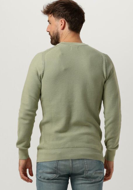 Groene DSTREZZED Trui MERCURY CREW - large