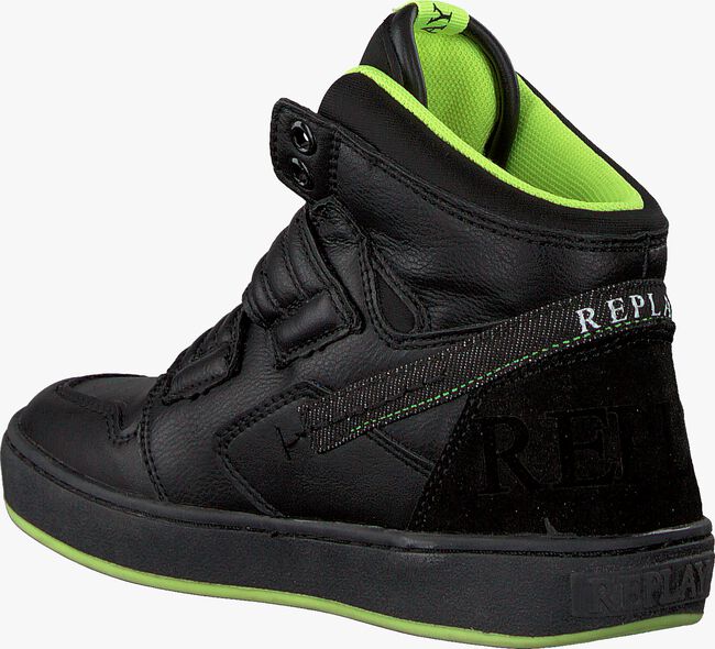 Zwarte REPLAY Hoge sneaker EICHI - large