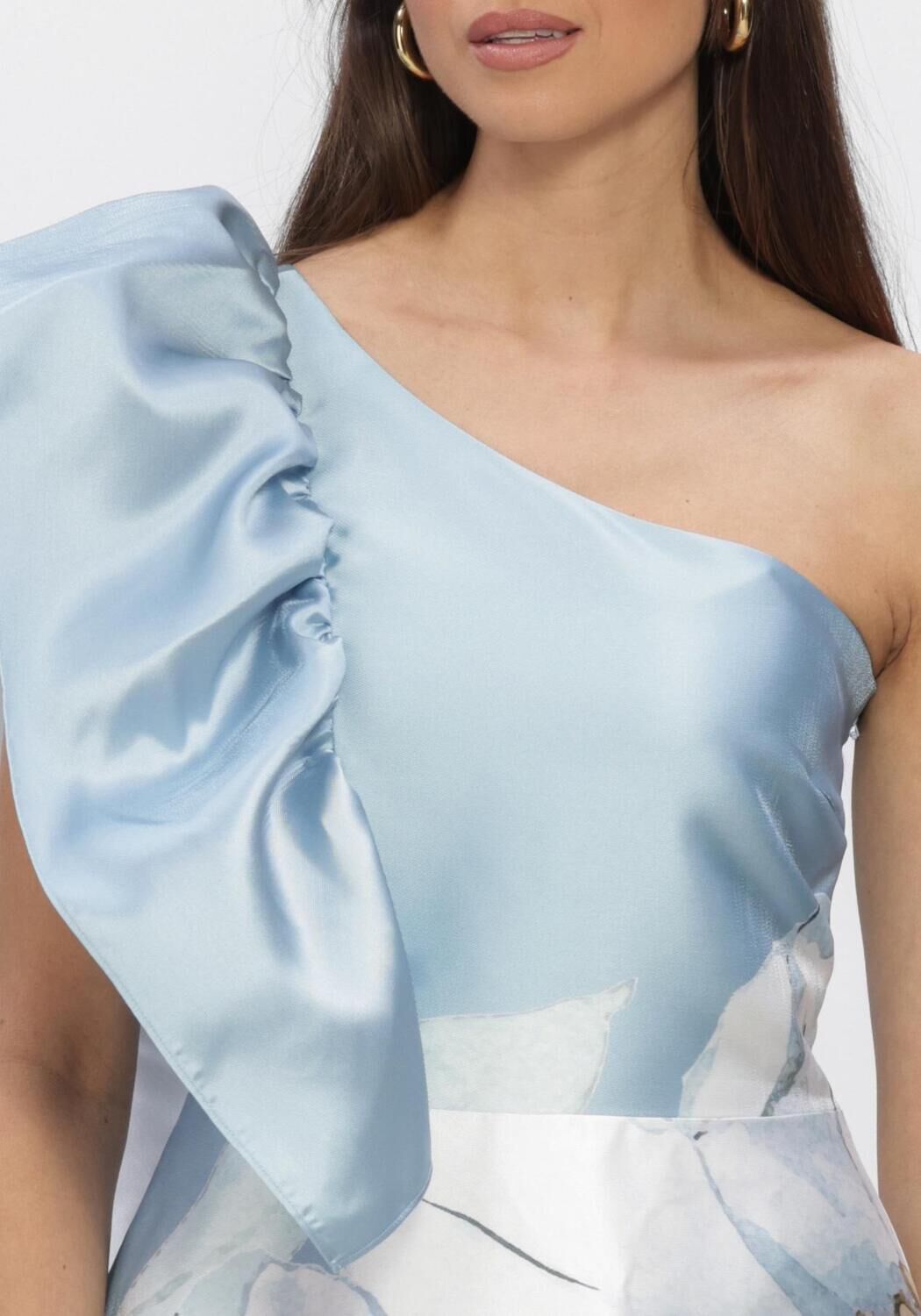 DEA KUDIBAL Robe midi FLORNETTE Bleu clair - large