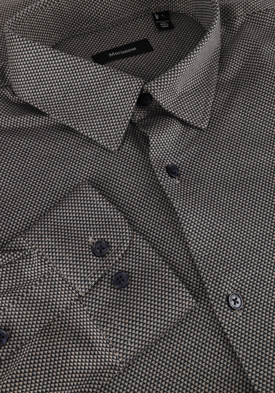 Donkerblauwe MATINIQUE Casual overhemd MATROSTOL BU - large