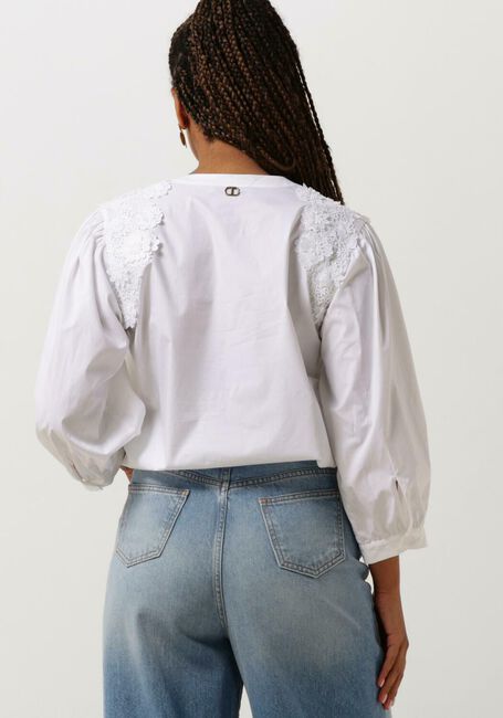TWINSET MILANO WOVEN BLOUSE Blouses en blanc - large