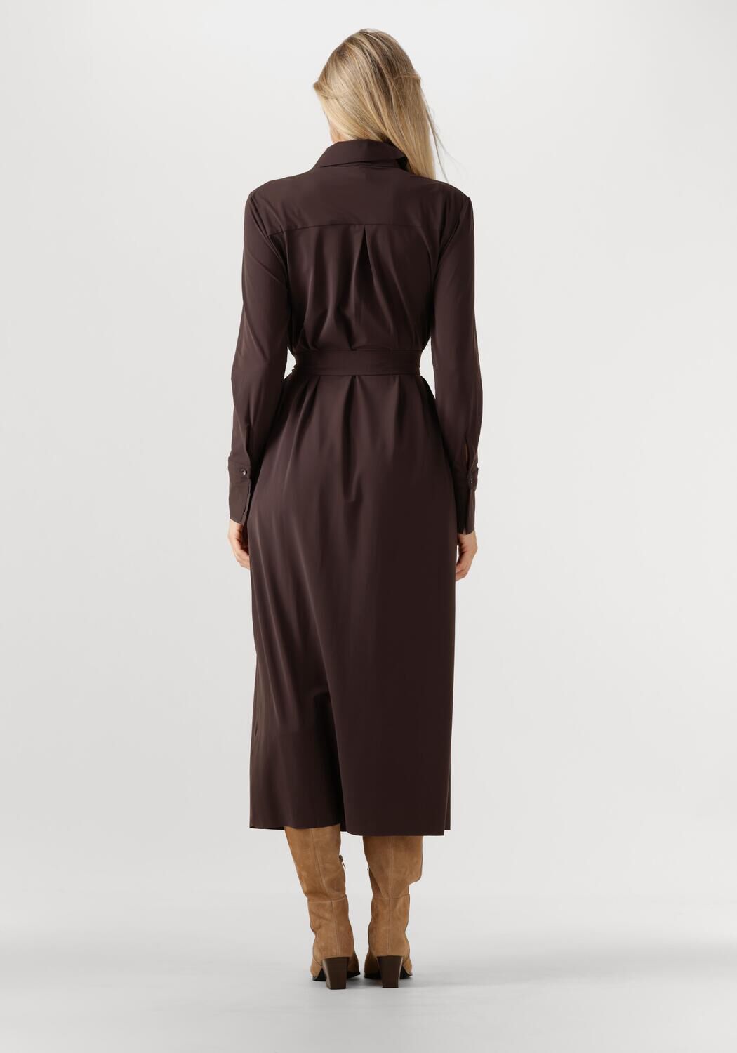 JAPAN TKY Robe midi RASY en marron - large