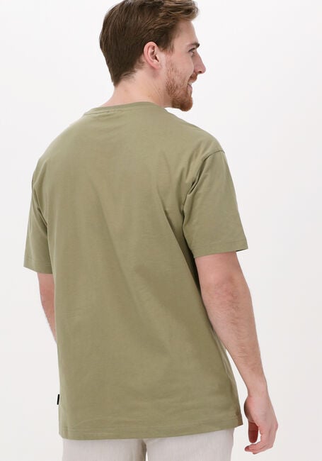 Blauwe COLOURFUL REBEL T-shirt UNI PATCH BASIC TEE - large