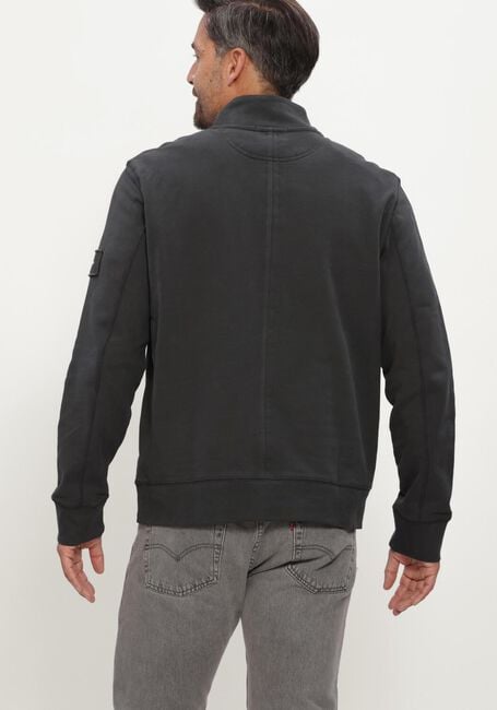 Zwarte CALVIN KLEIN Coltrui LS EU 350TERRY BADGE QTR ZIP - large
