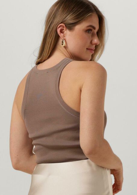 NEO NOIR Haut WILLY KNITTED TOP en taupe - large