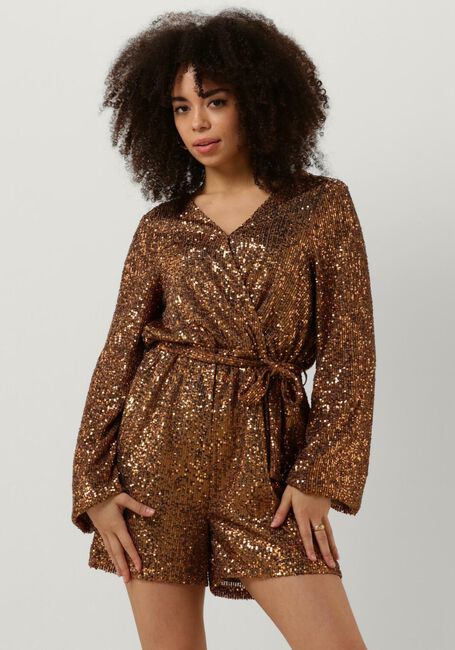 NOTRE-V Combishorts NV-BIBI PLAYSUIT GLITTER en bronze - large