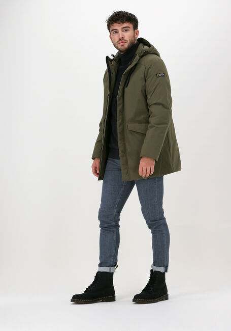 NATIONAL GEOGRAPHIC  HOODED COAT Olive - large