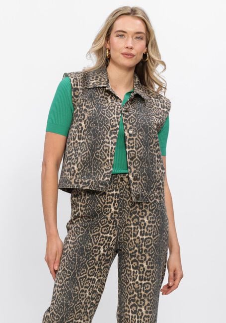 YDENCE Gilet GILET TARA en marron - large