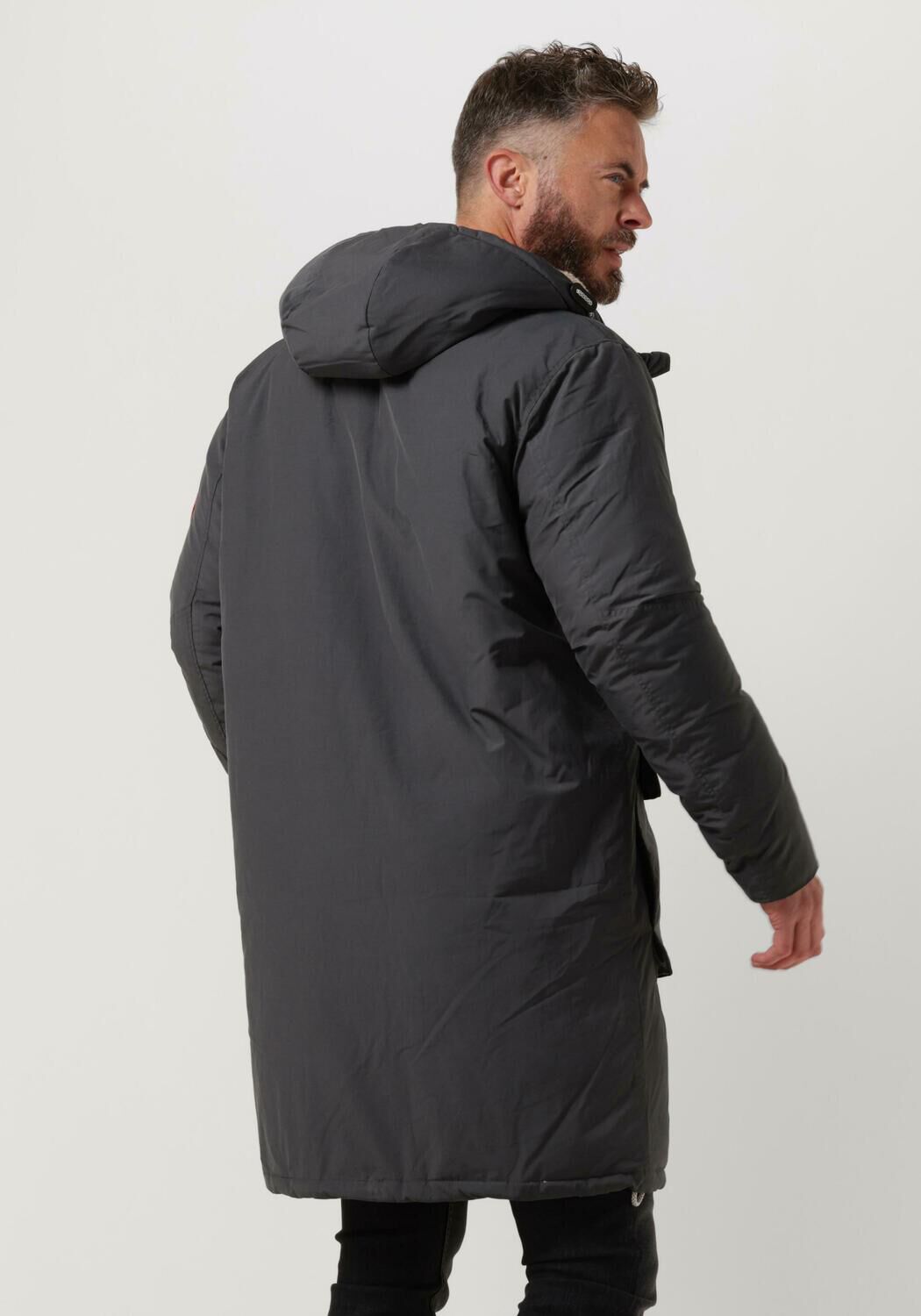 Blauwe SCOTCH SODA Jassen HEAVY WEIGHT PADDED PARKA Omoda