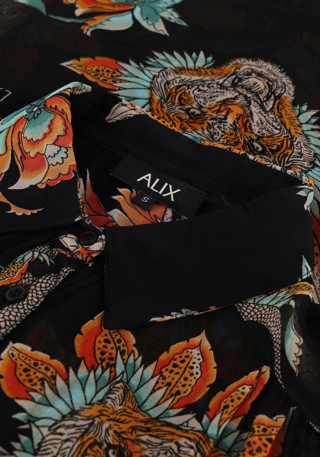 ALIX THE LABEL LADIES WOVEN FANCY CHIFFON BLOUSE Blouses en noir - large