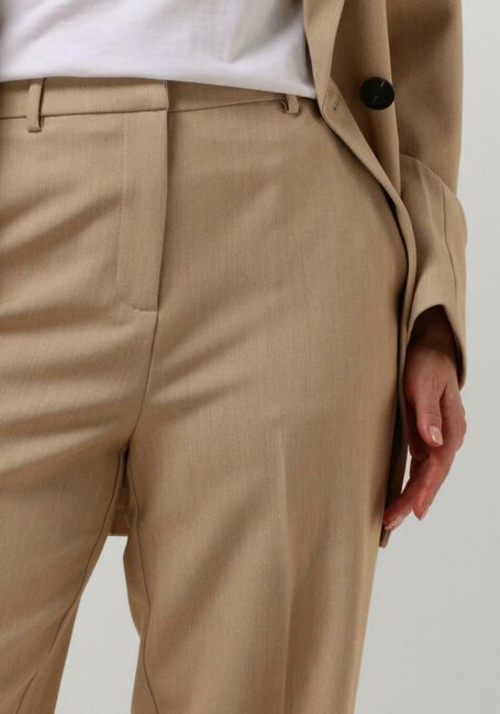 Beige Y.A.S. Pantalon YASLIKKA HW WIDE PANTS S. - large