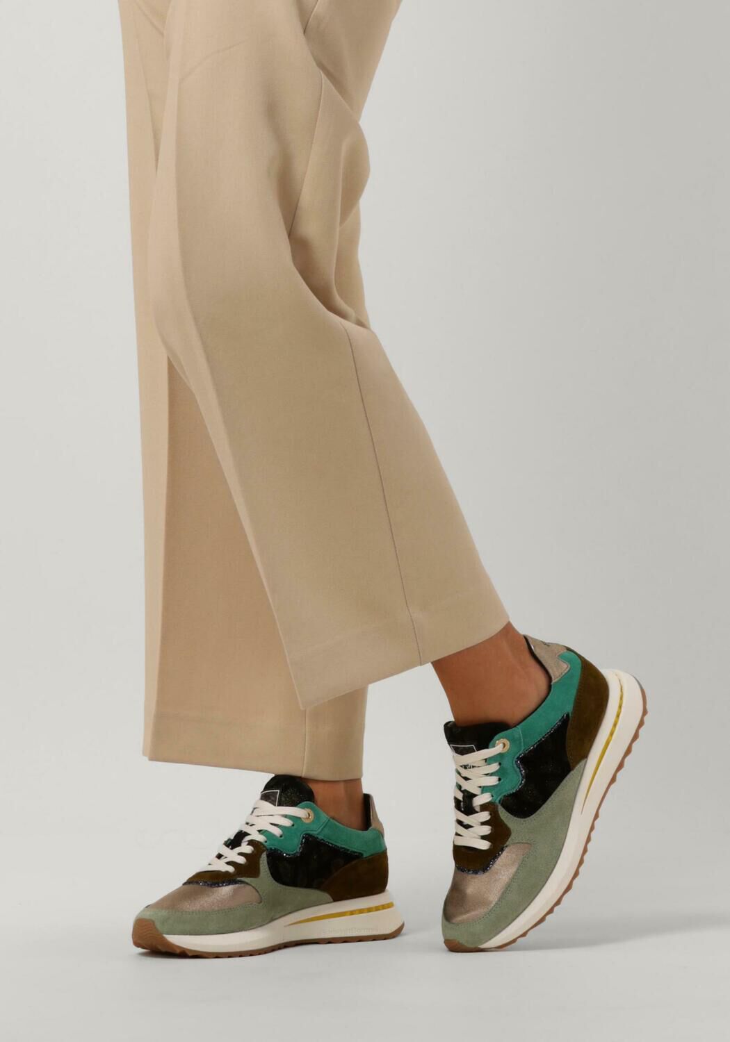 Groene FLORIS VAN BOMMEL Sneakers SFW-10093 - large