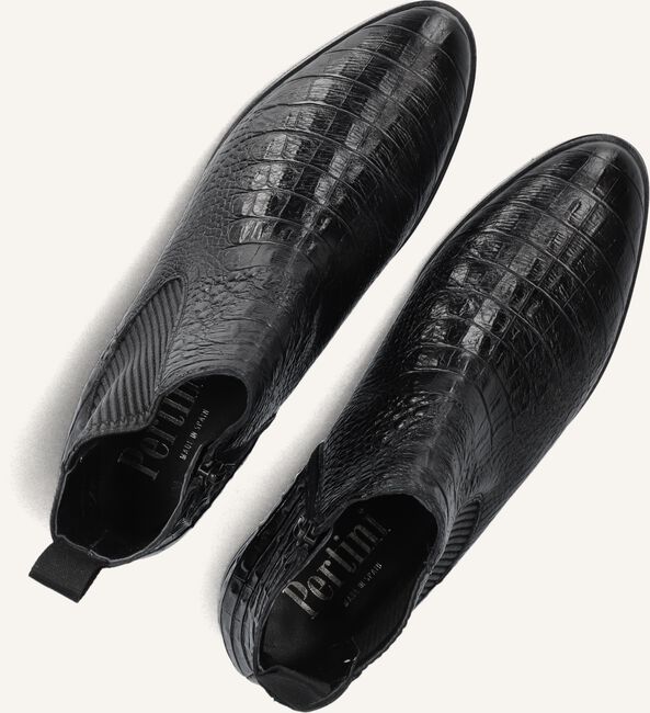 Zwarte PERTINI Enkellaarsjes 31097 Zwarte PERTINI Enkellaarsjes 31097 - large