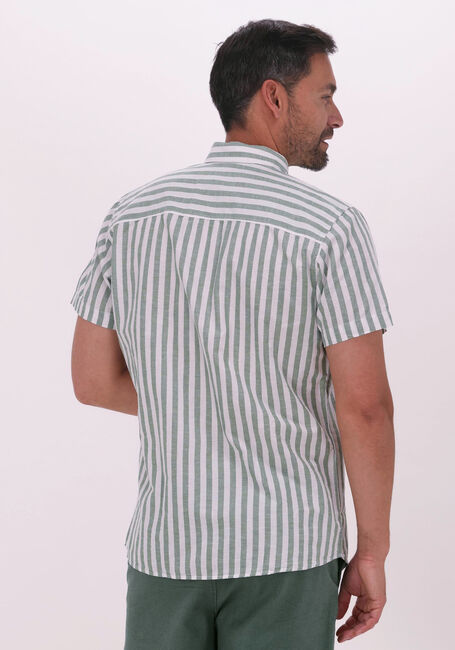 Groene SELECTED MEN Casual overhemd SLHSLIMNEW-LINEN SHIRT SS CLASSIC W - large