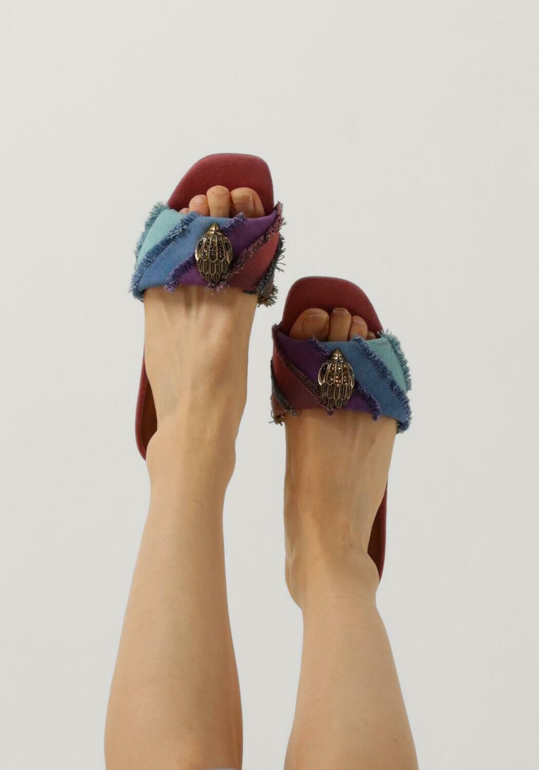 Multi KURT GEIGER LONDON Slippers KENSINGTON FLAT SANDAL - large