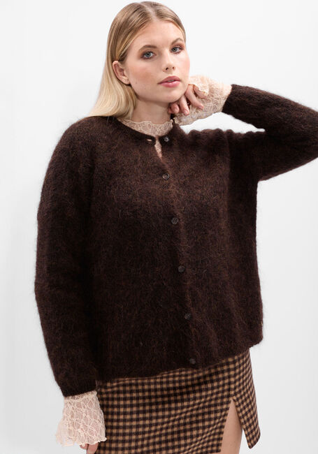 DES PETITS HAUTS Gilet BEA en marron - large