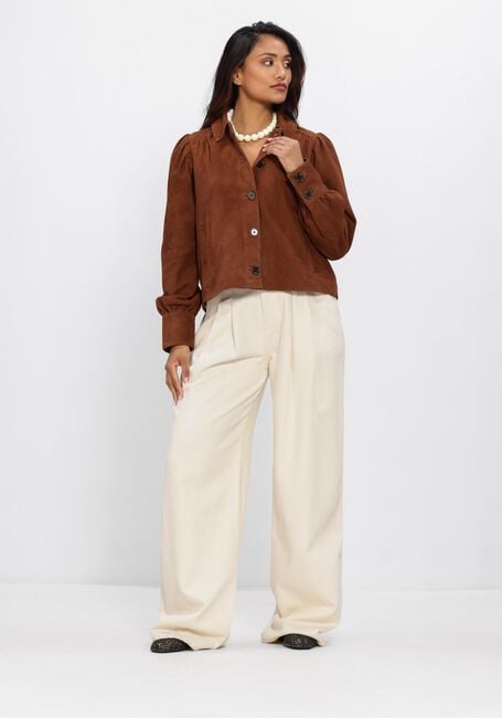 DANTE6 Jack MICAIAH CROPPED SUEDE JACKET en marron - large