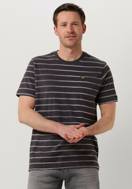 PME LEGEND T-shirt SHORT SLEEVE R-NECK SPACE YD STRIPED JERSEY Bleu foncé - large