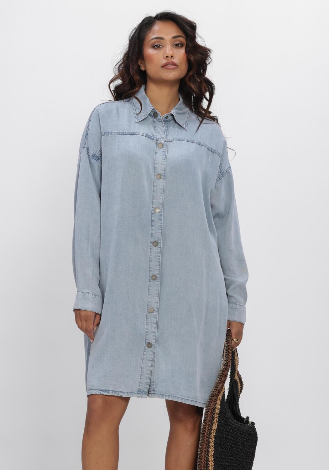 MY ESSENTIAL WARDROBE MWNELLY OS SHIRTDRESS Robes Bleu clair - large