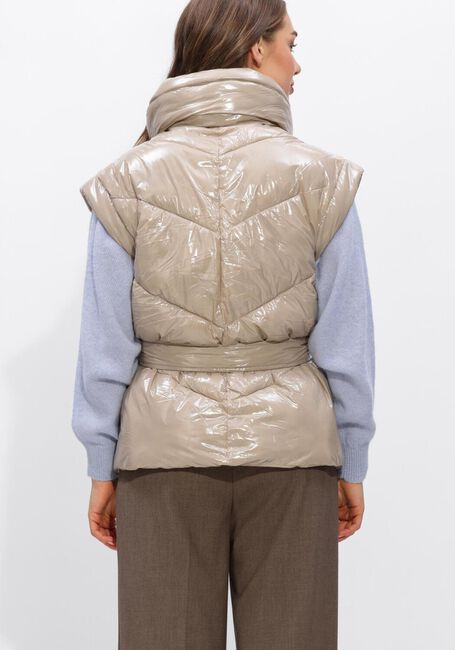 DANTE6 Veste sans manches LEVIT WAISTCOAT en taupe - large