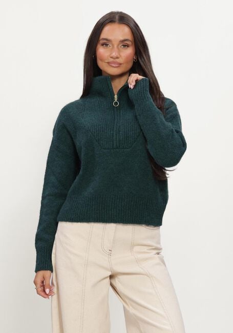 BY-BAR Pull BOXY BEAU PULLOVER Vert fonc&eacute; - large