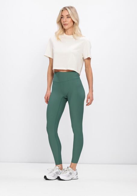 Groene BJORN BORG Broeken/jumpsuits STUDIO RIBBED TIGHTS - large