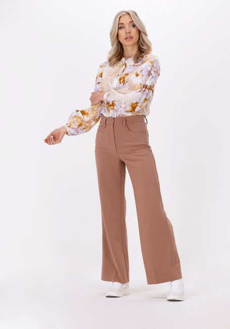 SECOND FEMALE Pantalon INCANA TROUSERS en marron - large