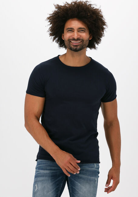 DSTREZZED T-shirt MC. QUEEN BASIC TEE ORGANIC SLUB JERSEY Bleu foncé - large