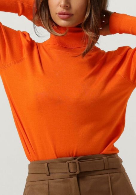 NOTRE-V Col roulé BASIC KNIT BLOUSE en orange - large