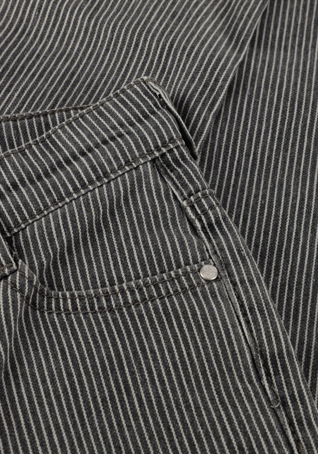 DAILY7 Straight leg jeans STRAIGHT WORKER FIT STRIPE Gris fonc&eacute; - large