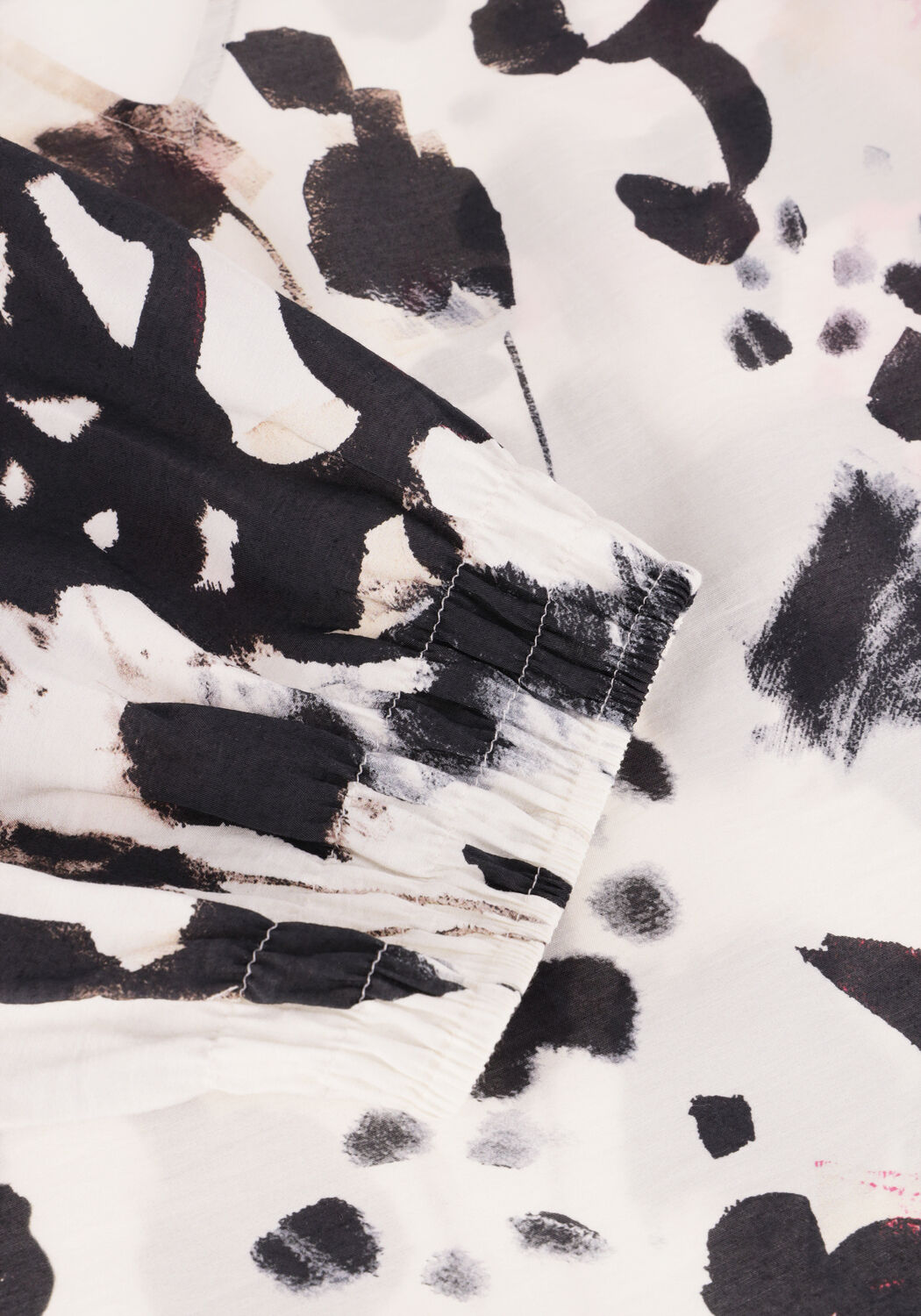 Multi JANSEN AMSTERDAM  MANON BLOUSE WAM 199 3/4 PUFFED SLEEVE - large