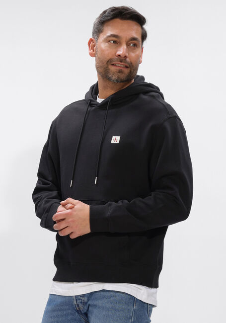 CALVIN KLEIN Chandail LS 350TERRY EY WHSL BADGE HOODIE en noir - large