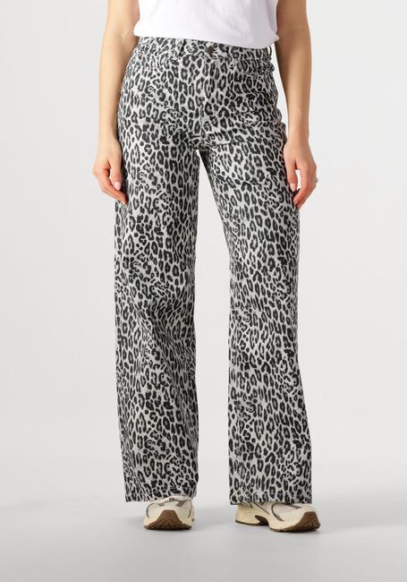 Grijze OBJECT Wide jeans OBJSENI MOJI HW JEANS - large