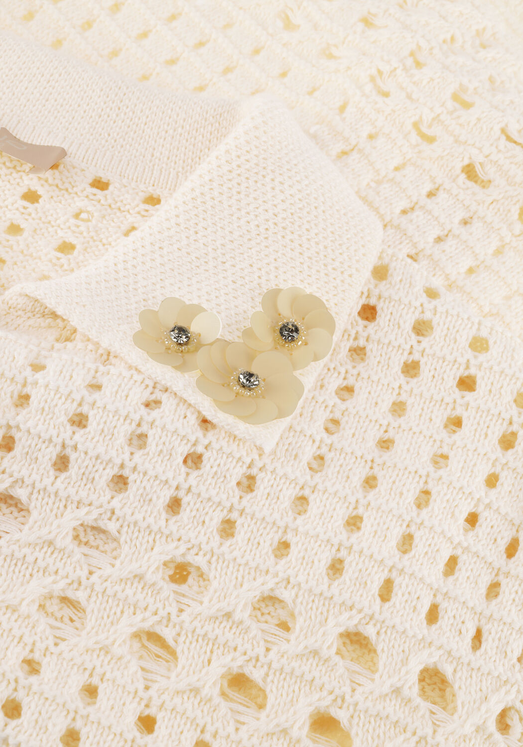 Creme LIU JO  3.0 MAGLIA APERTA M/C - large