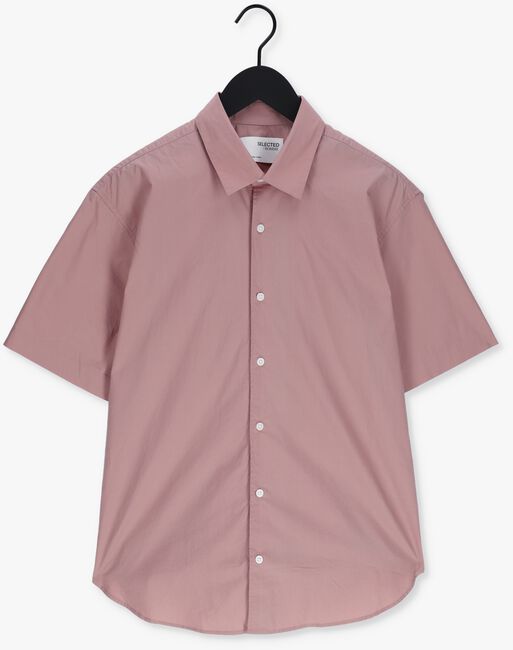 SELECTED HOMME Chemise décontracté SLHRELAXBARON SHIRT SS MIX W FAAWN en rose - large