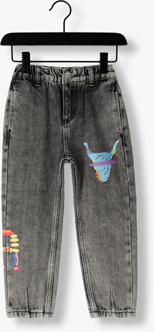 ALIX MINI Straight leg jeans WOVEN BULL DENIM PANTS en gris - large