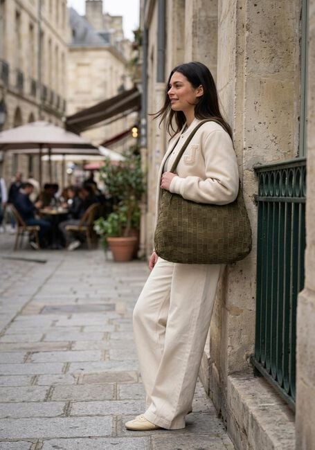 ROSEMUNDE Haut BILLIE SL DRAPE TOP Olive - large
