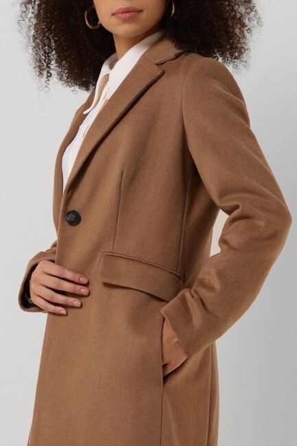 BEAUMONT Manteau LONG BLAZER COAT en camel - large