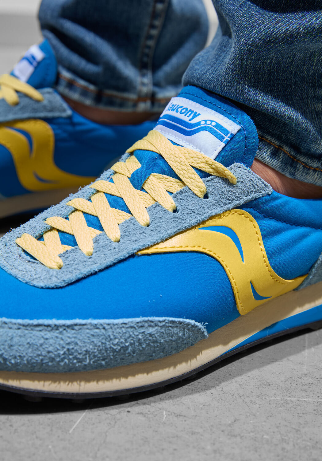 Gele SAUCONY Sneakers TRAINER 80 - large