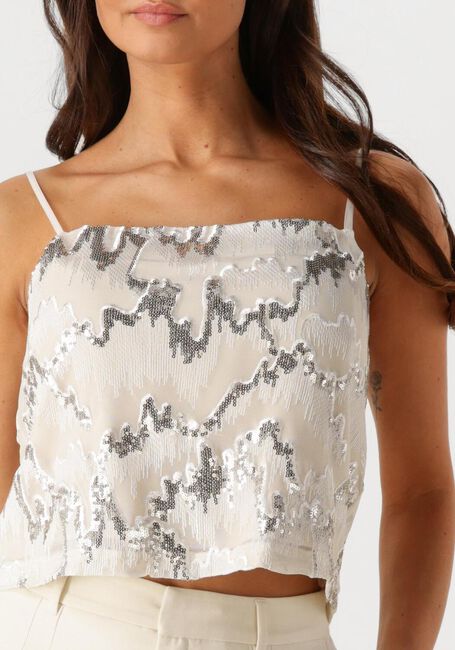 Ecru GESTUZ Top GZSAGINA SINGLET TOP - large