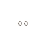 Zilveren ATLITW STUDIO Oorbellen PETITE EARRINGS RHOMB Zilveren ATLITW STUDIO Oorbellen PETITE EARRINGS RHOMB - medium