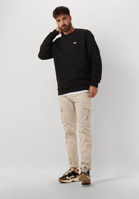 Zwarte TOMMY JEANS Trui TJM REG BADGE CREW EXT - large