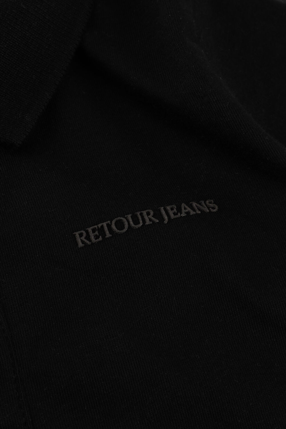 RETOUR Polo ANTHONY en noir - large